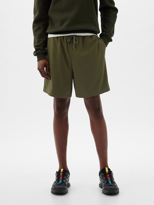 Image number 3 showing, 7" Mesh Shorts with E-Waist