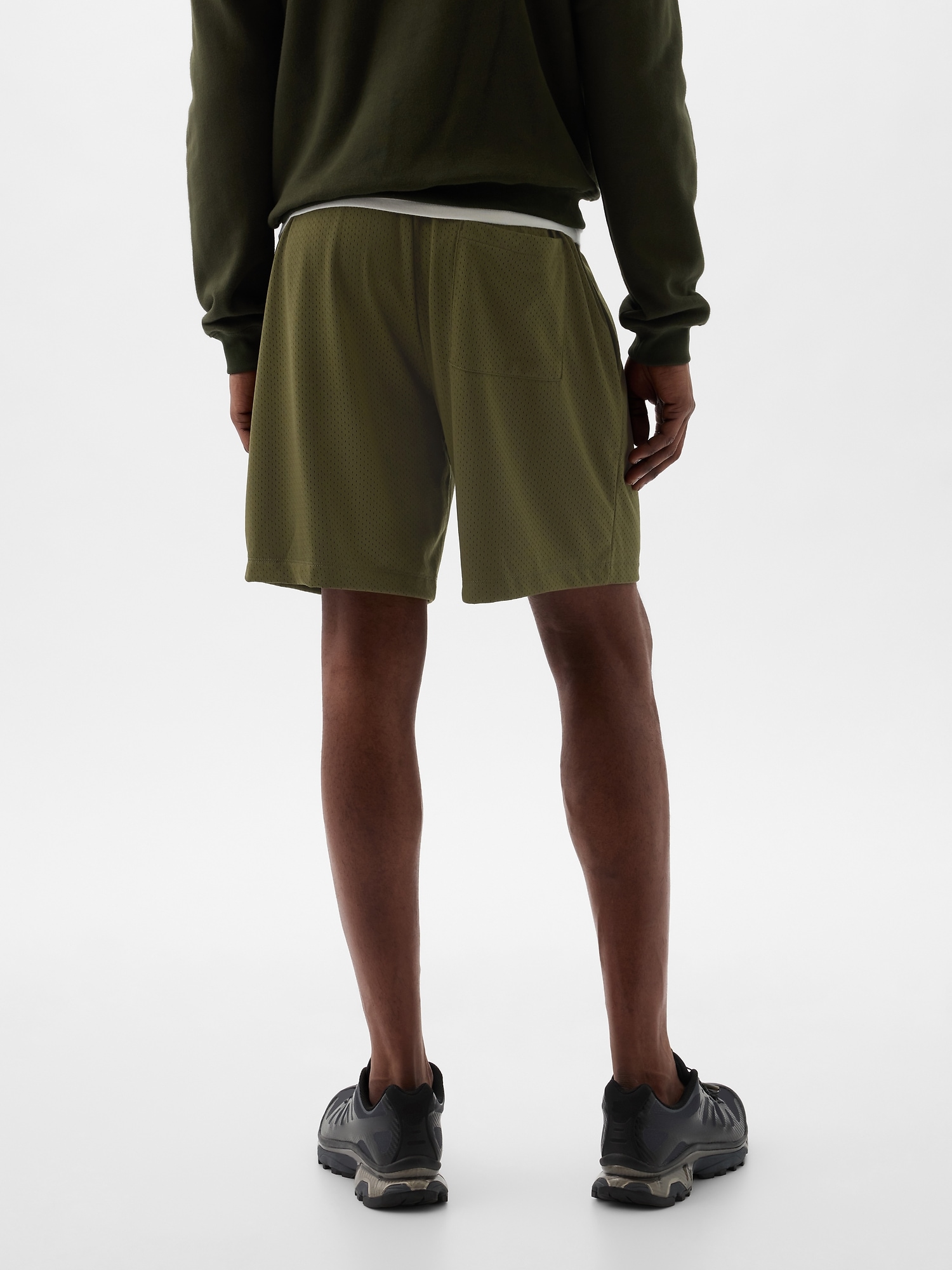 Shiny Mesh Super Micro Shorts - ShopperBoard