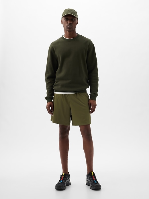 Image number 1 showing, 7" Mesh Shorts with E-Waist