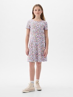 Kids Print Skater Dress