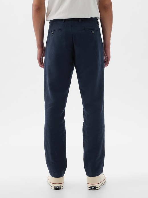 Image number 9 showing, Linen-Cotton Trousers in Slim Fit