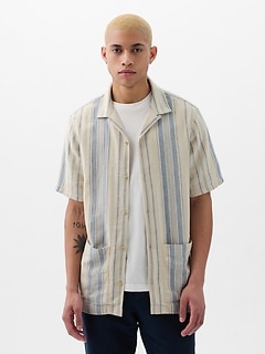 Linen-Cotton Resort Shirt