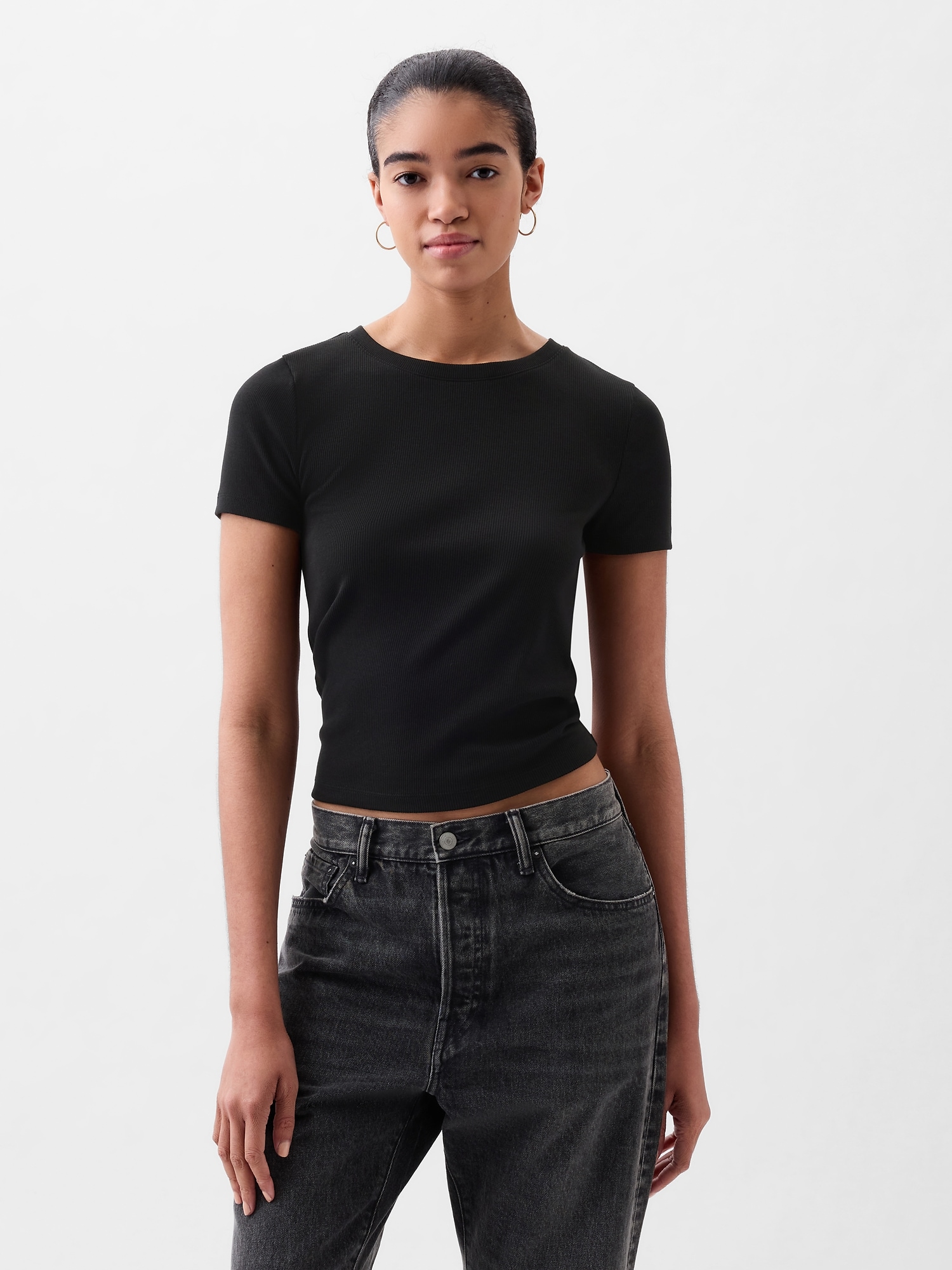 Modern Rib Crop T-Shirt