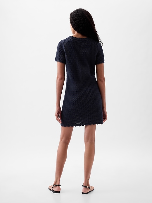 Image number 2 showing, Crochet Mini Dress