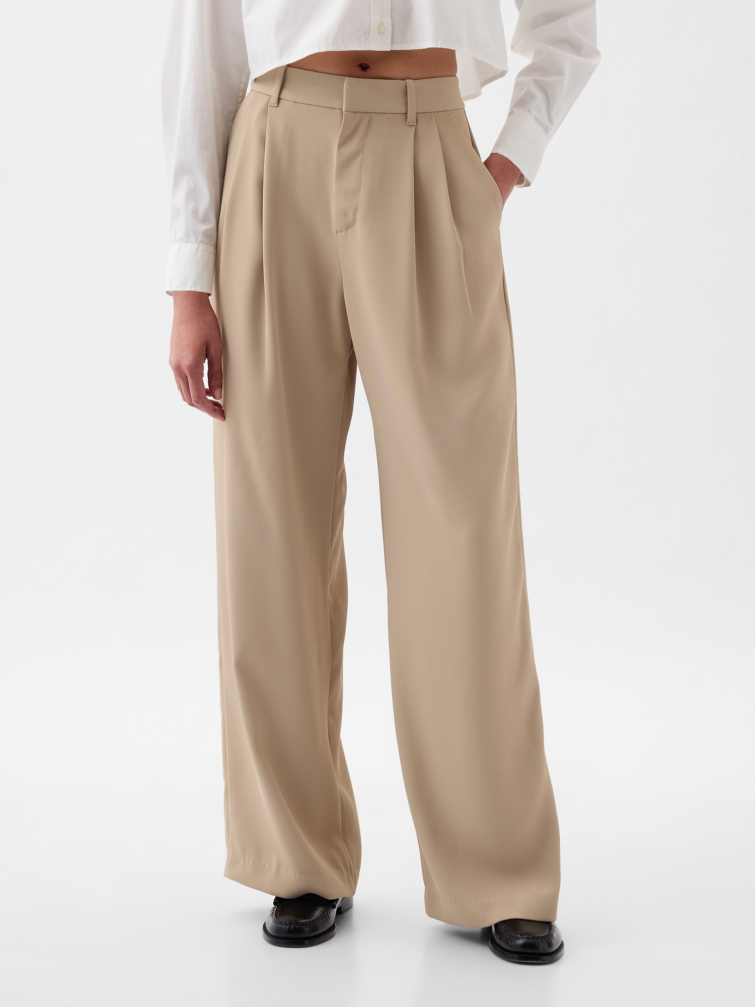 Buy Pleated Women Pants Vintage 90s Trousers High Rise Pants Suit