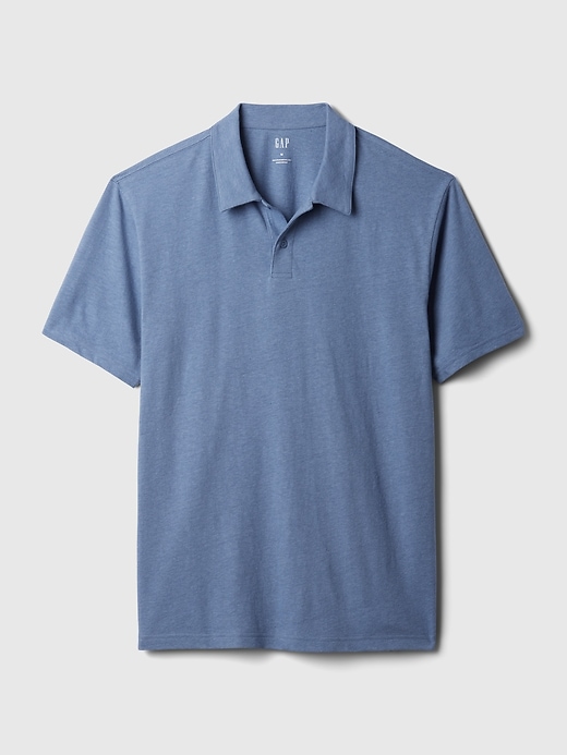 Image number 7 showing, Linen-Cotton Polo Shirt