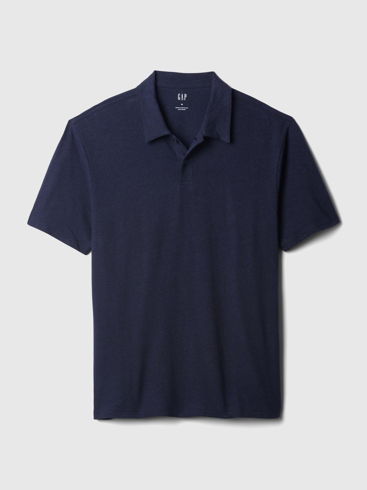 Linen-Cotton Polo Shirt