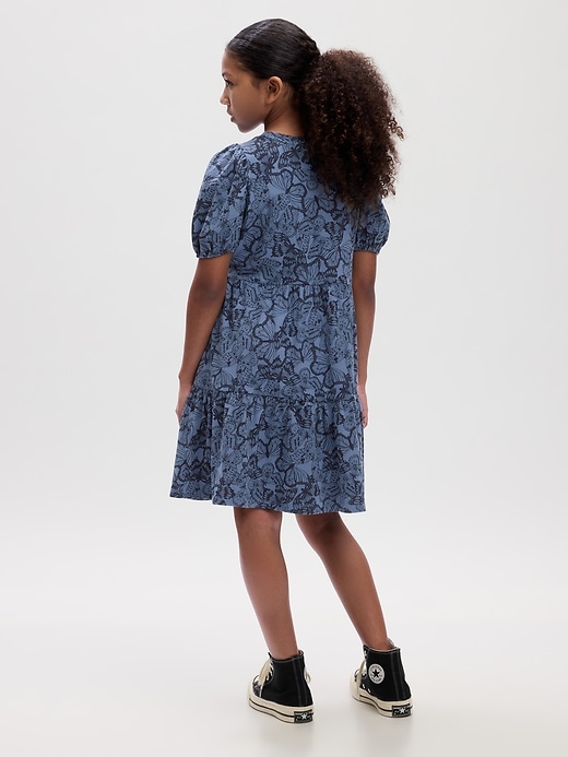 Image number 2 showing, Kids Puff Sleeve Dress