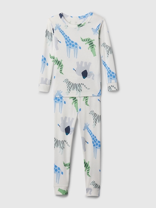 L'image numéro 1 présente Pyjama en coton biologique à motif &#124 babyGap