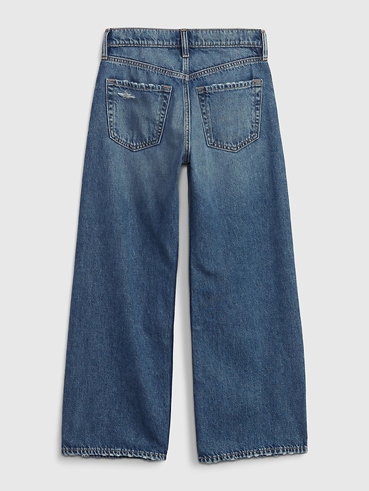 Image number 8 showing, Kids Low Rise Stride Wide-Leg Jeans