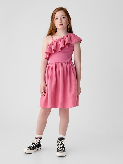 Image number 1 showing, Kids Asymmetrical Dress