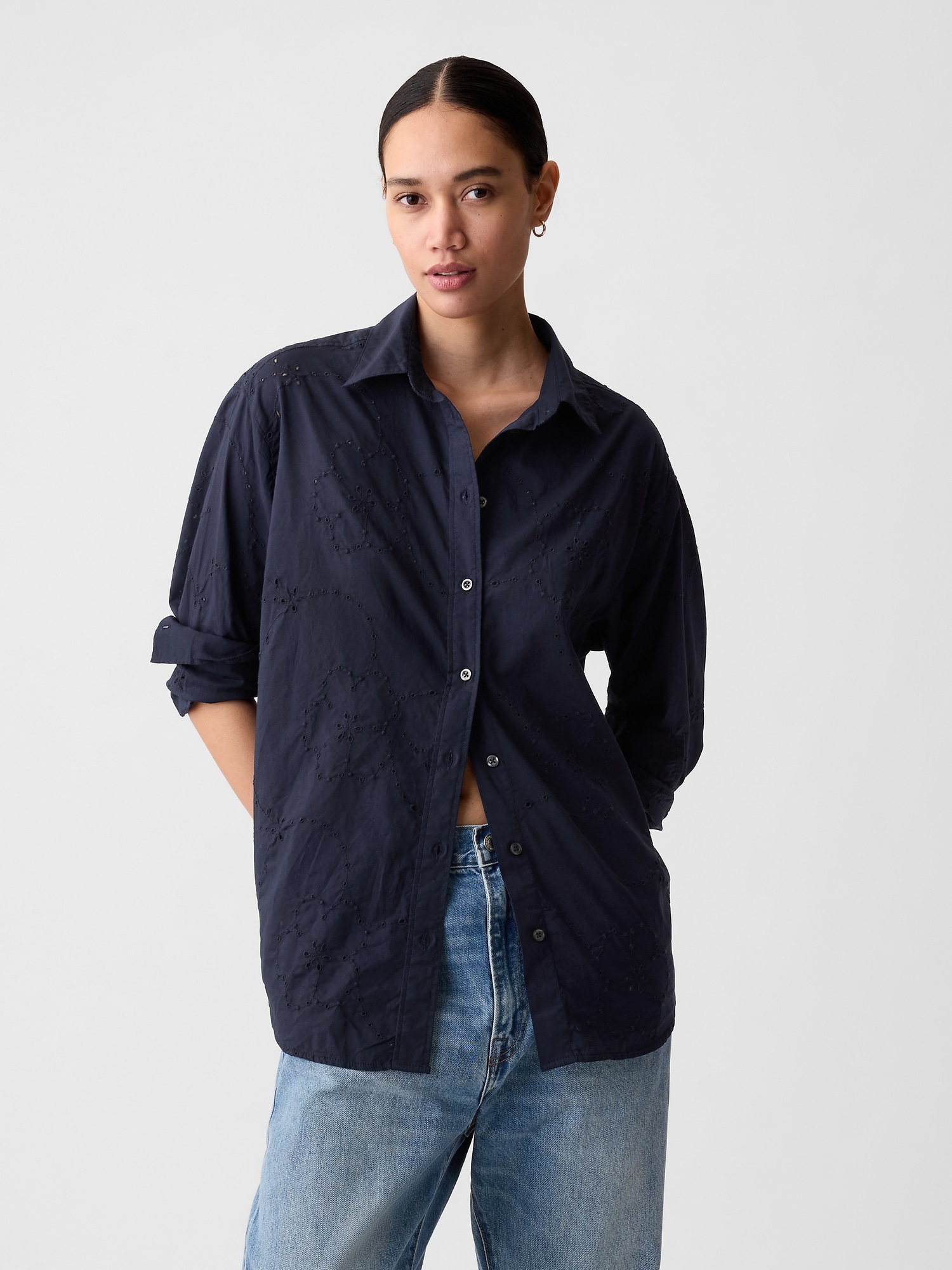 Chemise Femme Gap Grise En Rayonne - Taille M - Occasion Très Bon état - Basique Et Confortable