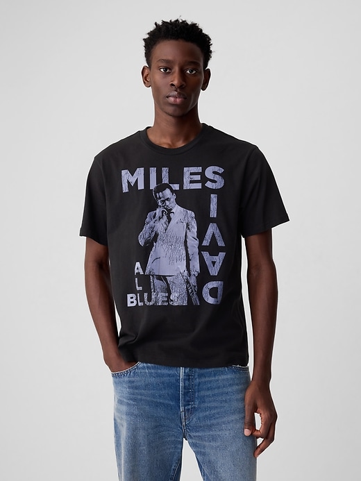 View large product image 1 of 1. Miles Davis Graphic T-Shirt