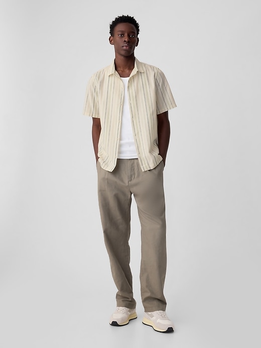 Jacquard Striped Shirt | Gap