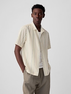 Jacquard Striped Shirt