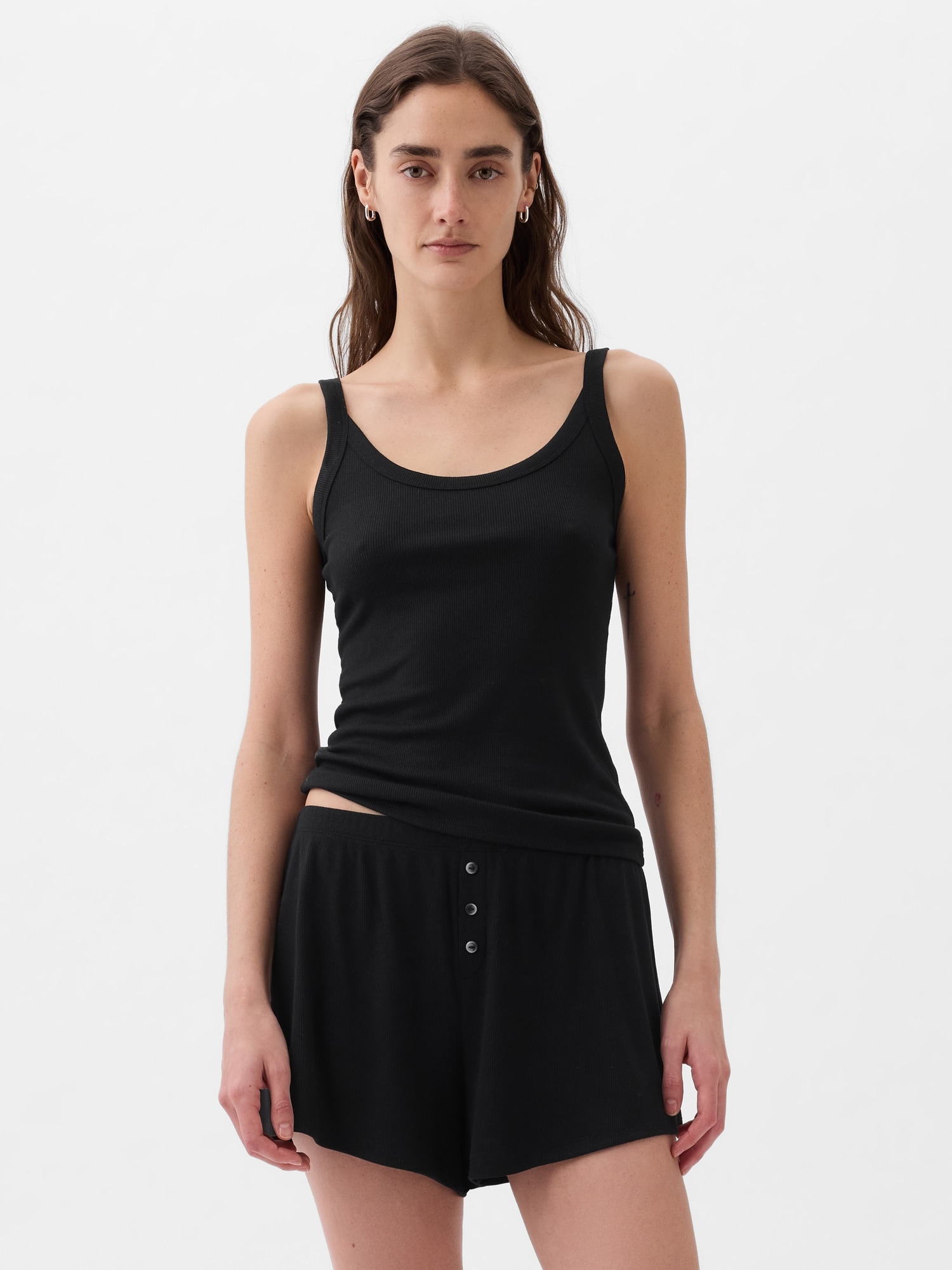 Seamless Ribbed PJ Tank