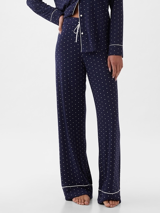 L'image numéro 7 présente Pantalon de pyjama en modal