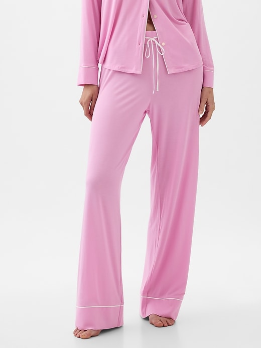 L'image numéro 4 présente Pantalon de pyjama en modal