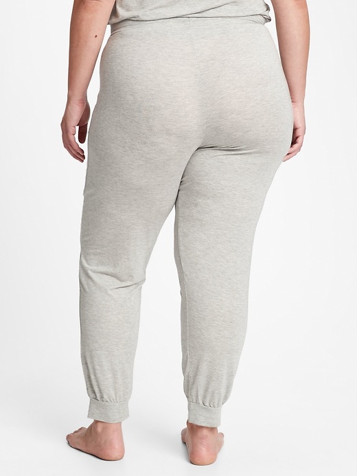 L'image numéro 4 présente Pantalon de jogging de pyjama en modal