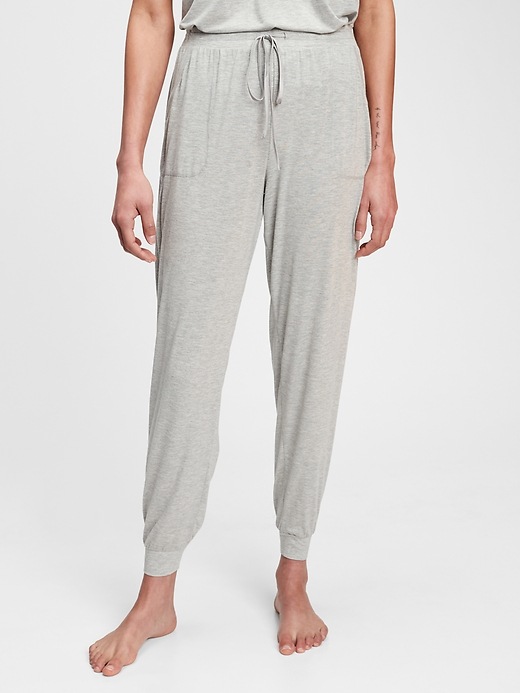 L'image numéro 1 présente Pantalon de jogging de pyjama en modal