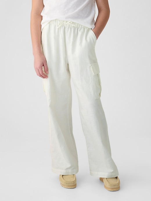 Image number 2 showing, Kids Linen-Cotton Pants