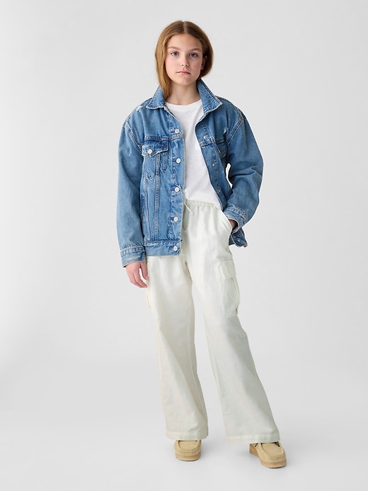 Image number 6 showing, Kids Linen-Cotton Pants