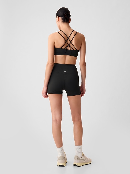 Image number 2 showing, GapFit Power Medium Impact Strappy Sports Bra