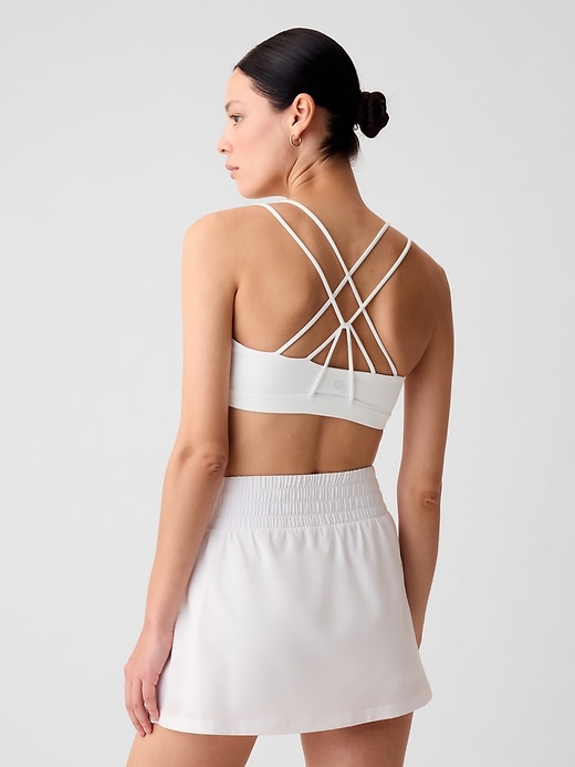 Image number 2 showing, GapFit Power Medium Impact Strappy Sports Bra