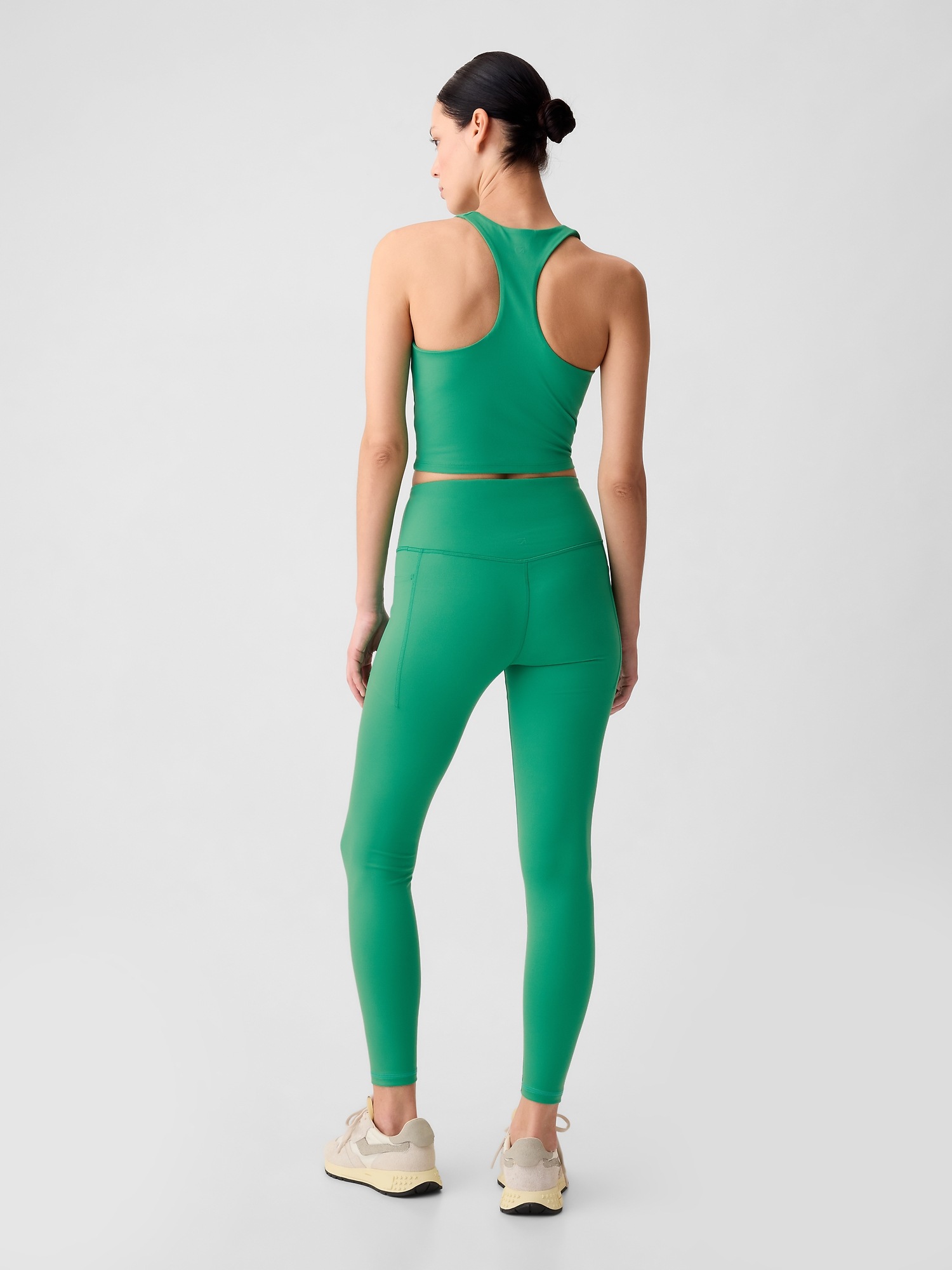 Legging Capri Femme BALEAF - Longueur Genou (43,2 Cm), Taille Haute - 3 Poches, Pour Yoga, Running