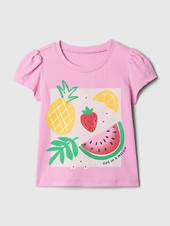 T-shirt Agencez à volonté à imprimé babyGap