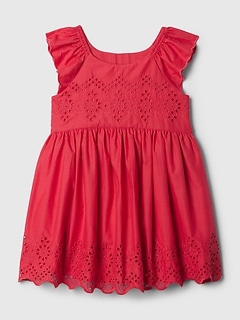 Robe à broderie anglaise babyGap