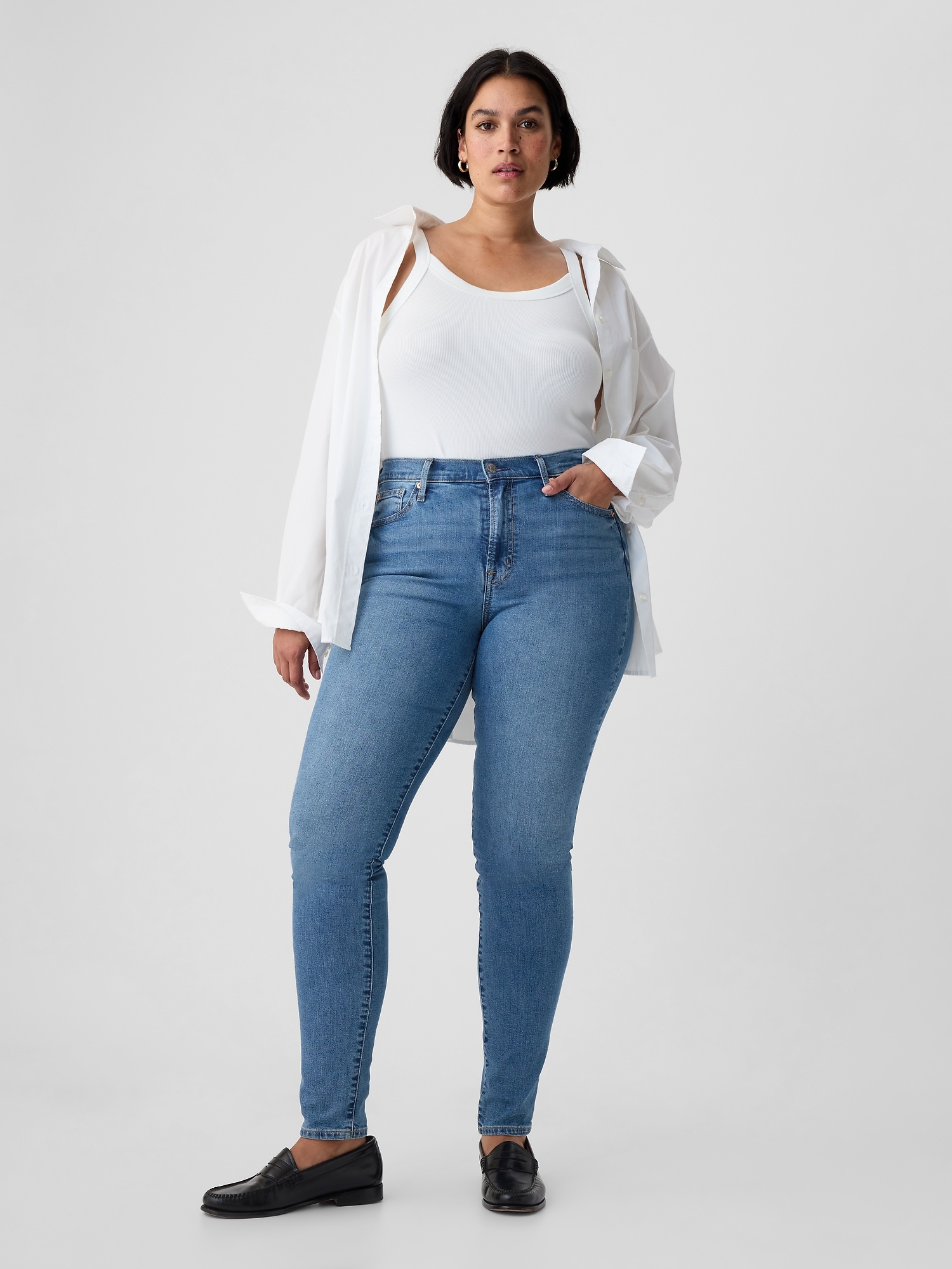 GAP, Jeans, Gap Size 6 True Skinny Distressed Denim Jeans