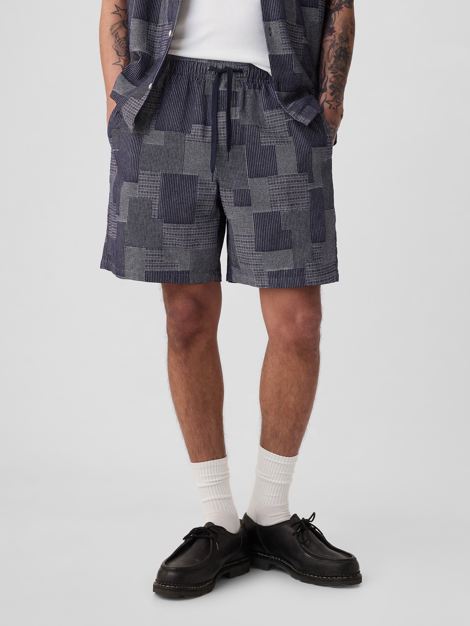 7" Patchwork Easy Shorts