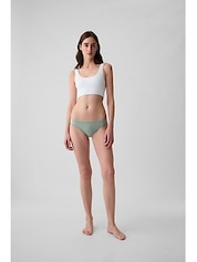 Mid Rise Organic Stretch Cotton Bikini Brief (3-Pack)