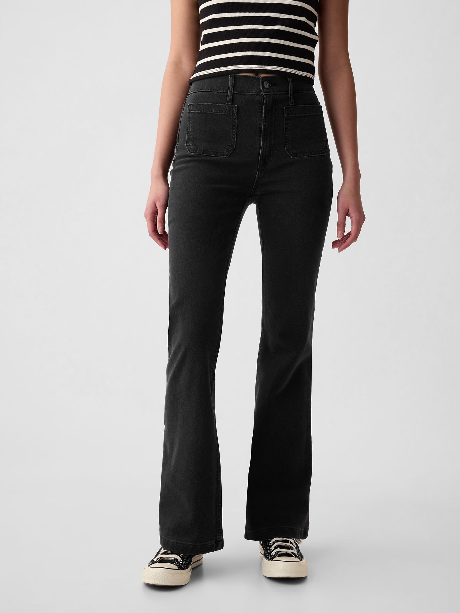 High Rise '70s Flare Jeans