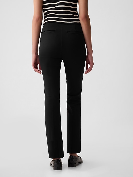 Image number 4 showing, Mid Rise Ponte Crop Kick Pants