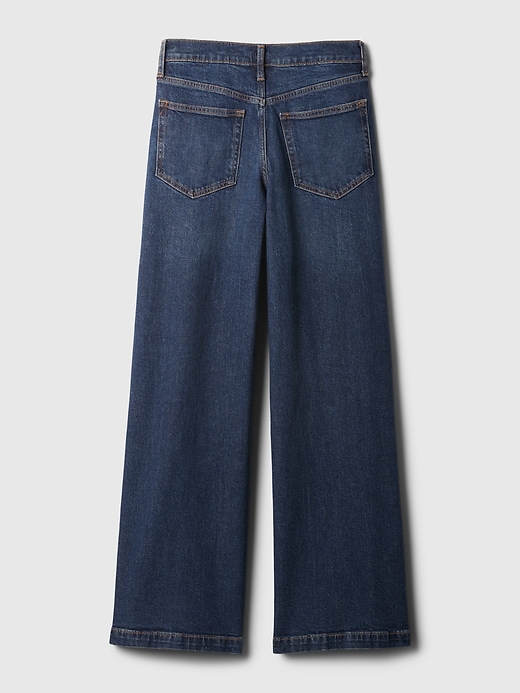 Image number 8 showing, High Rise Stride Wide-Leg Jeans