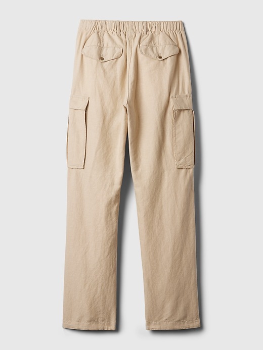 Linen-Cotton Cargo Pants | Gap