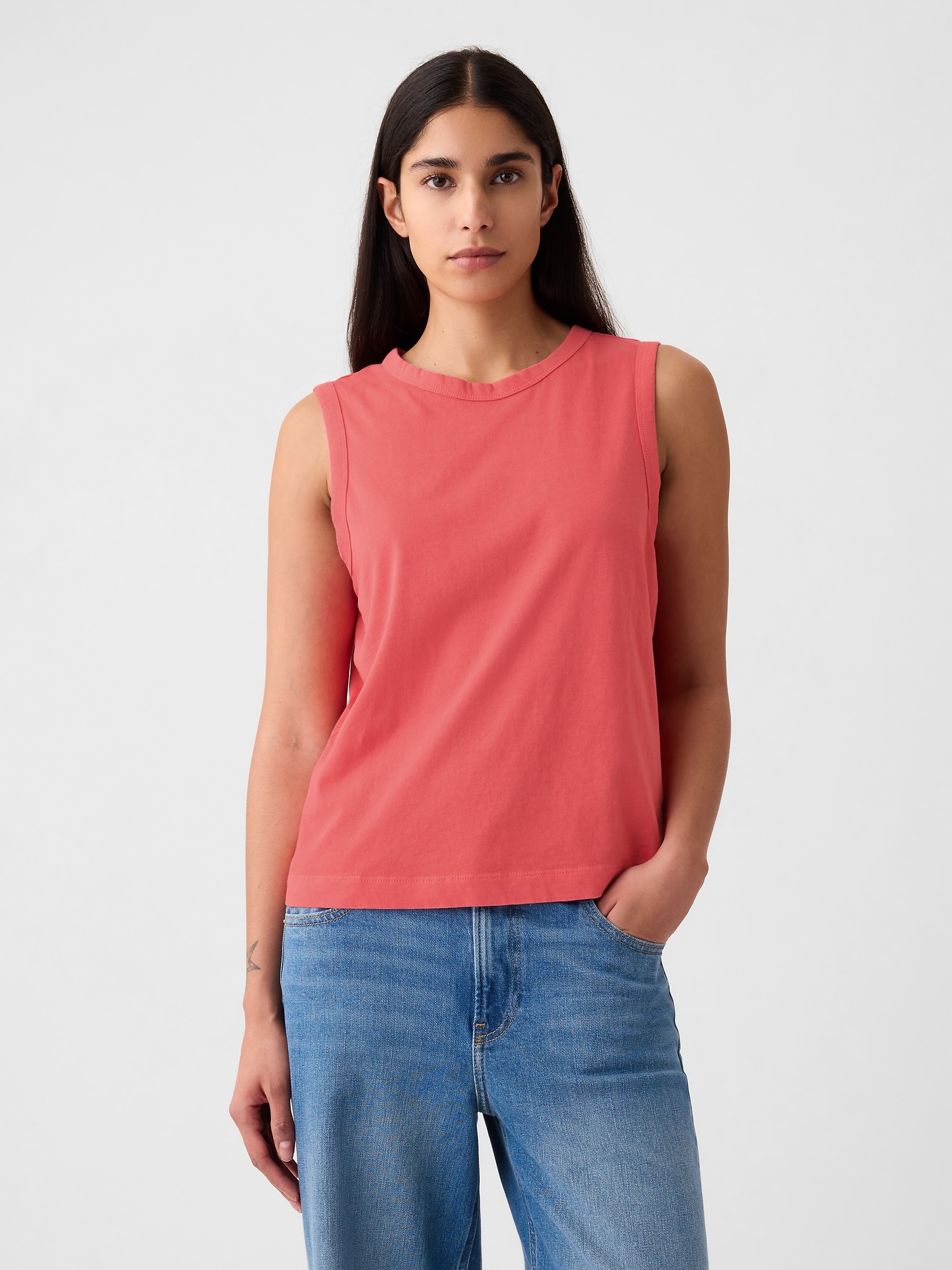 Organic Cotton Vintage Tank Top