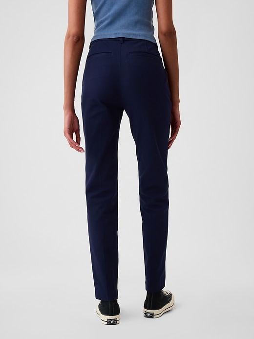 Image number 4 showing, Mid Rise BiStretch Slim Ankle Pants