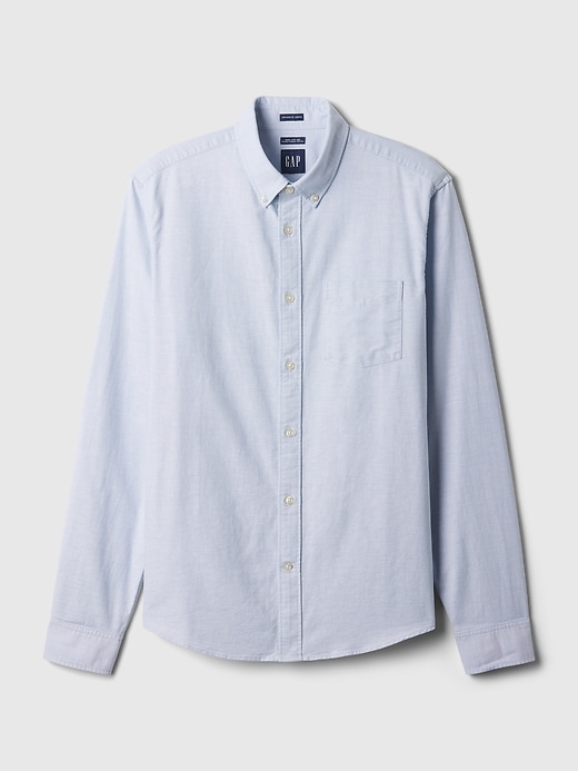 Image number 4 showing, Classic Oxford Shirt in Untucked Fit