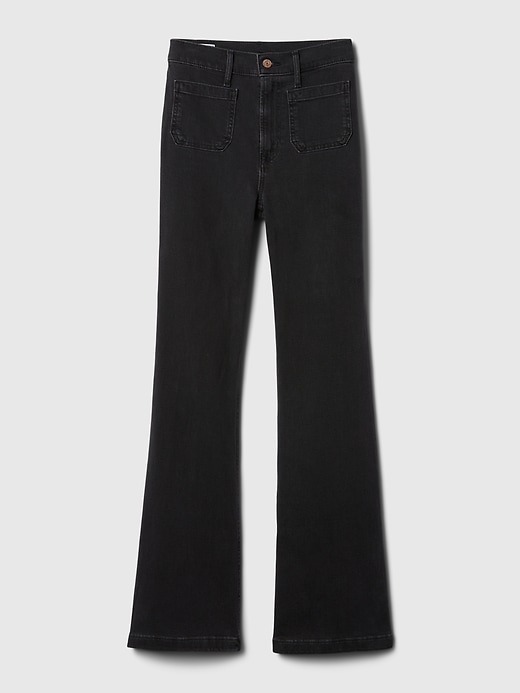 Image number 7 showing, High Rise '70s Flare Jeans