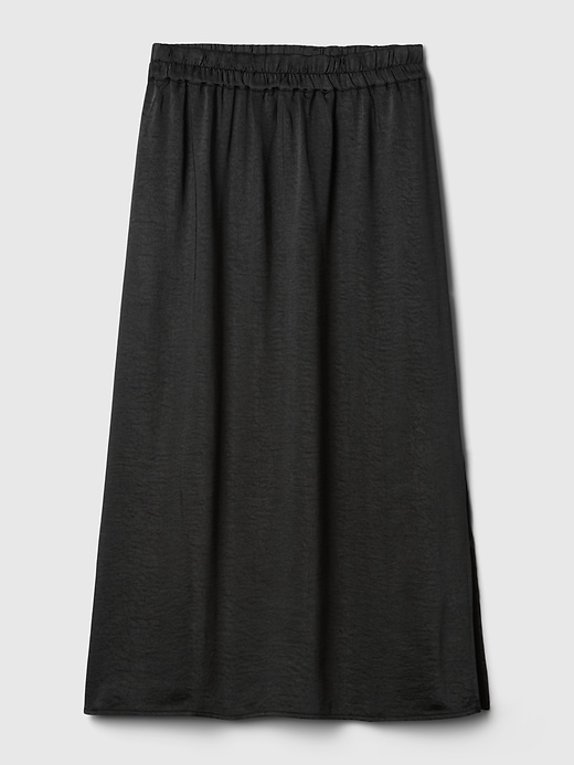 Image number 7 showing, Satin Midi Skirt