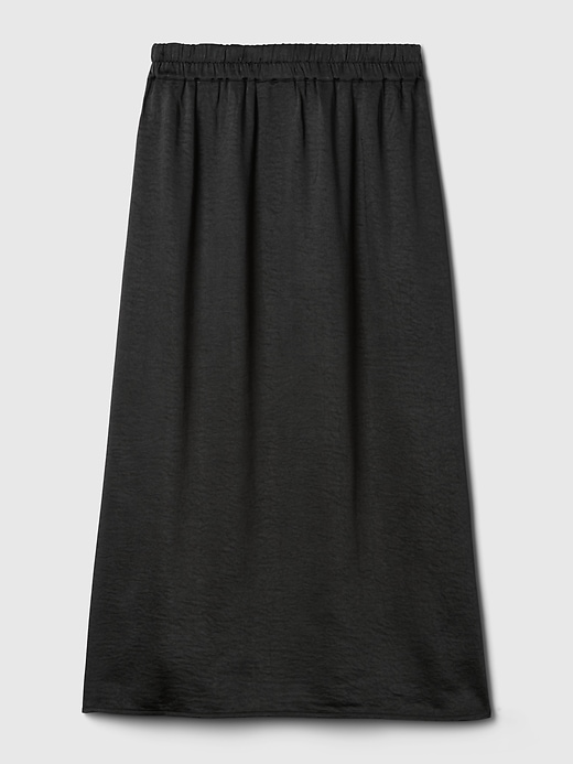 Image number 8 showing, Satin Midi Skirt