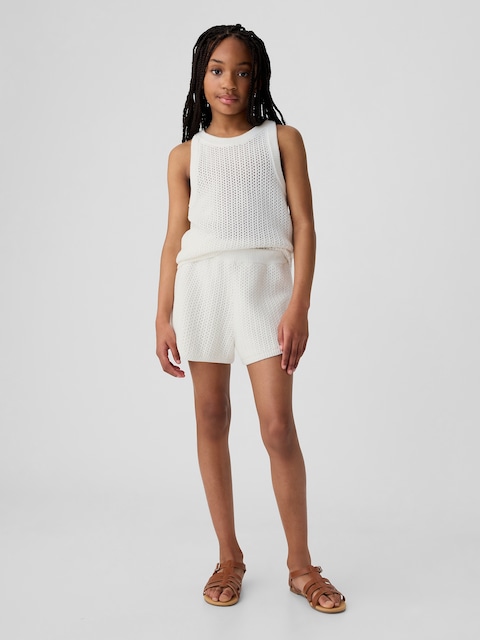 SHORT CROCHETÉ À TAILLE BASSE MOYENNE POUR ENFANT