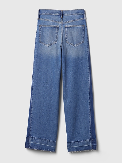 Image number 7 showing, High Rise Stride Wide-Leg Jeans