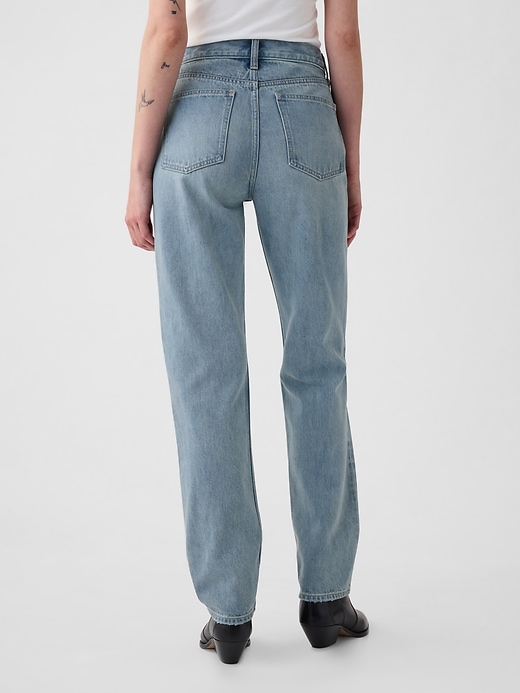 Image number 4 showing, High Rise Rigid '90s Slim Straight Jeans