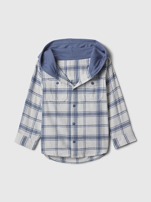 View large product image 1 of 5. Toddler Organic Cotton Flannel Shirt
