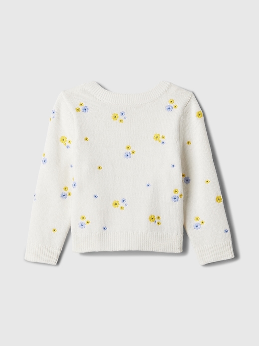 Image number 2 showing, Baby Floral Sweater