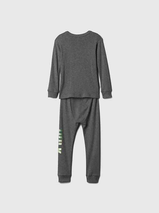 L'image numéro 2 présente Pyjama Marvel en coton biologique brossé pour Bébé et Tout-petit